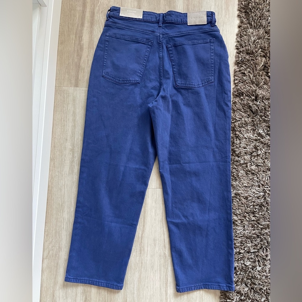 Everlane Achroma Deep Lapis Organic Cotton Way-High Ankle Jean | 32 Reg - Picture 5 of 11